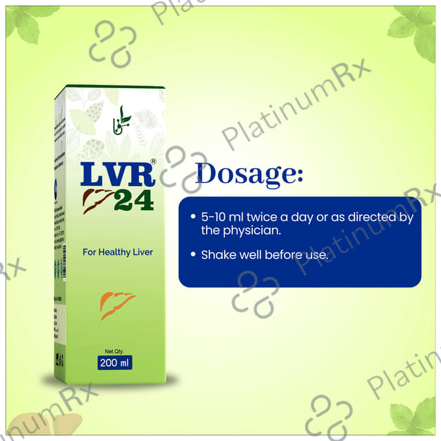 BVG Life Sciences LVR 24 Syrup for Healthy Liver