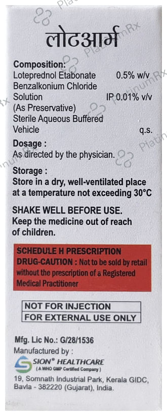 Lotarm 0.5% Eye Drop 5ml