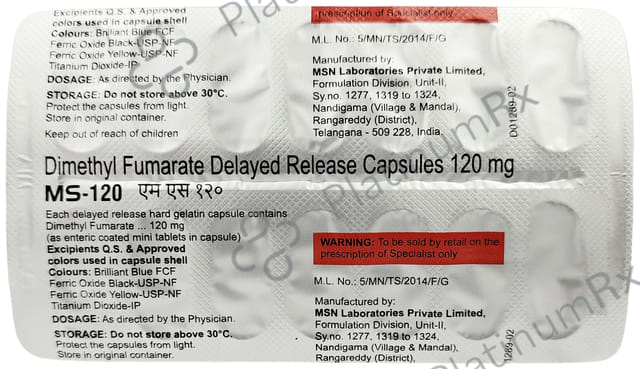 MS 120mg Capsule DR 14s
