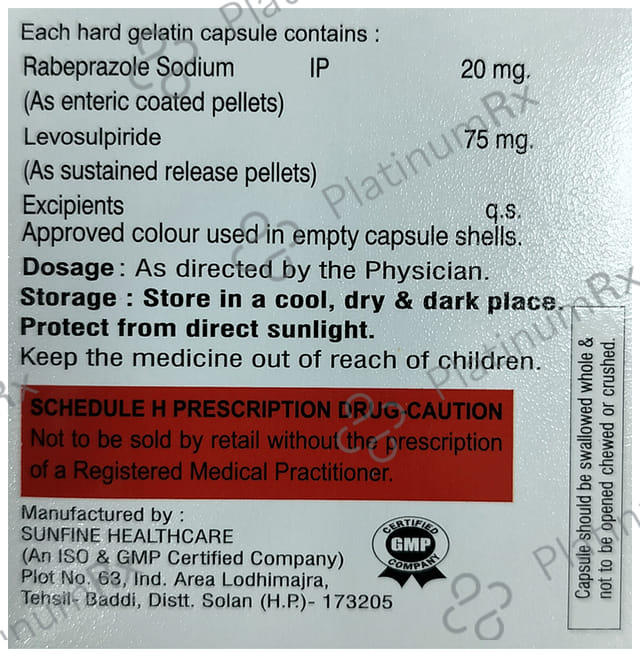 Rabgit Plus 75mg/20mg Capsule