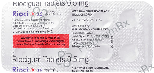 Rioci 0.5mg Tablet 10s