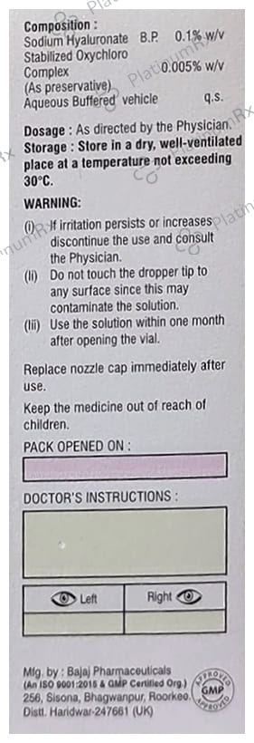 Solomax 0.1% Eye Drop 10ml