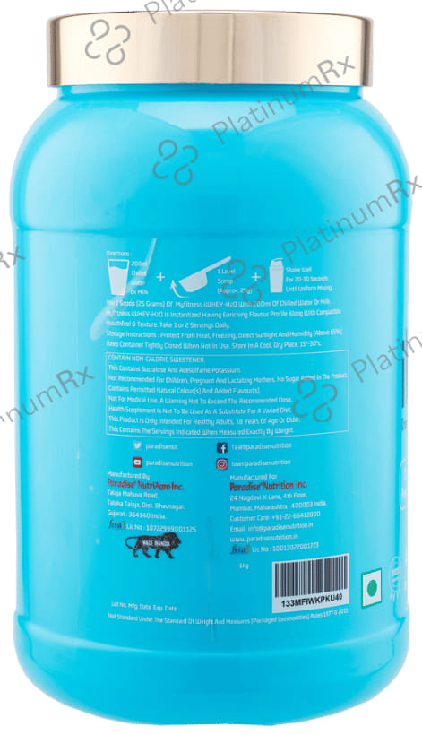 Myfitness iWhey - H2O Powder Kesar Pista Kulfi 1 kg
