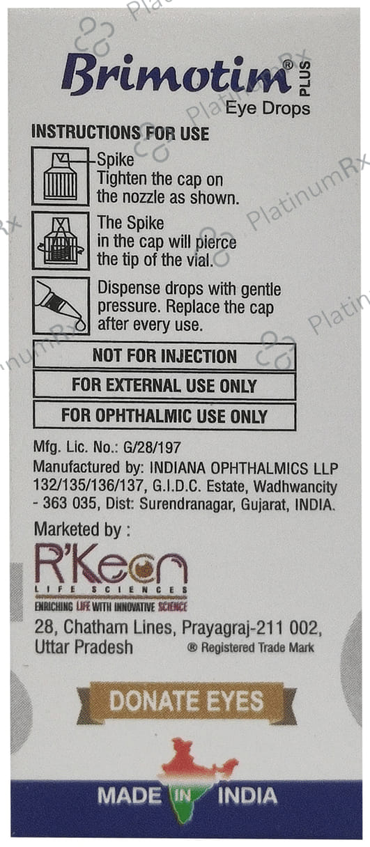 Brimotim Plus Eye Drop 5ml