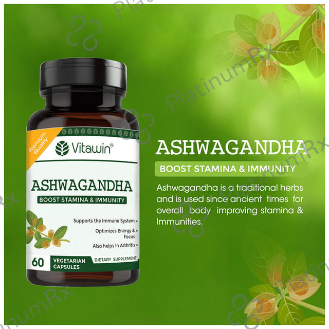 Vitawin Ashwagandha Vegetarian Capsule
