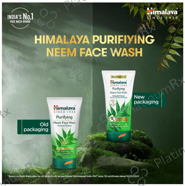 Himalaya Herbals Purifying Neem Face Wash 100ml