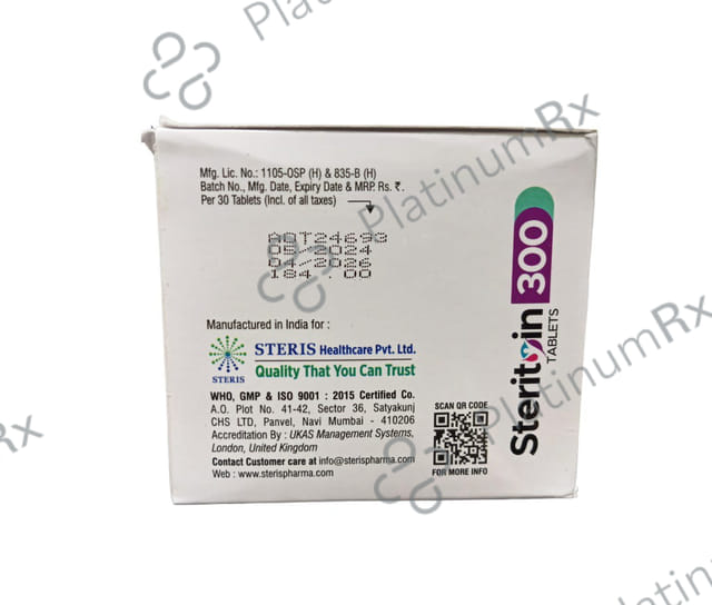 Steritoin 300mg Tablet 30s