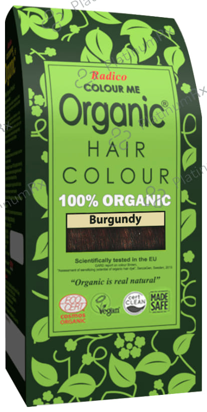 Radico Colour Me Organic Burgundy Hair Colour