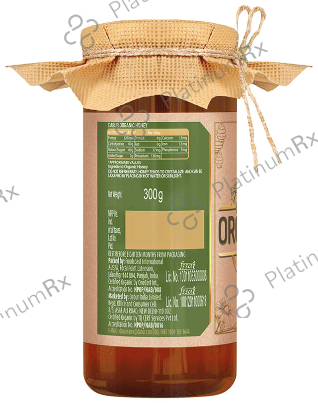 Dabur Organic Honey 100% Pure & Natural Raw 300gm