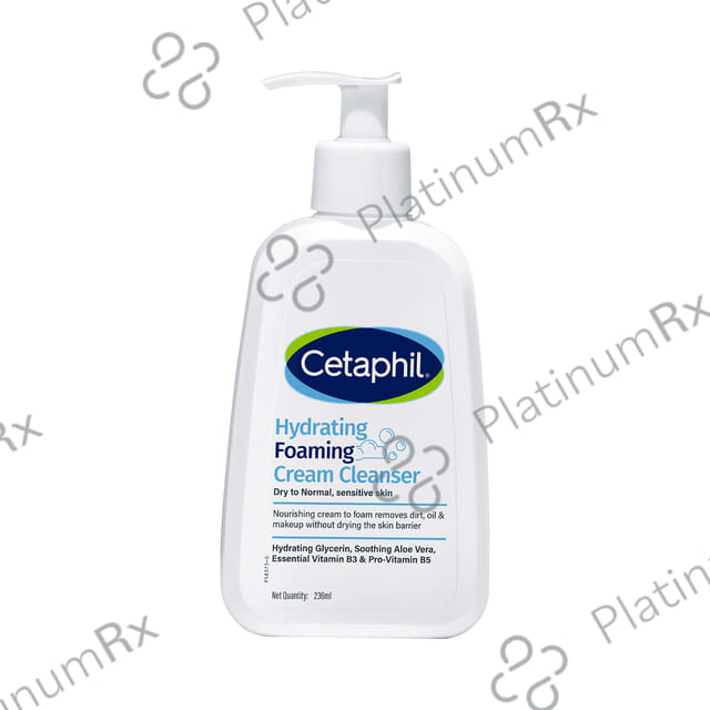 Cetaphil Hydrating Foaming Cream Cleanser 236ml