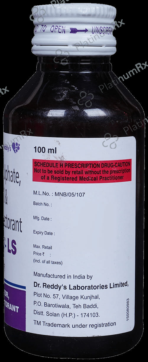 Viscodyne LS 15/50/1mg Expectorant 100ml