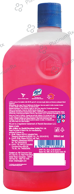 Lizol Disinfectant Surface Cleaner Floral 500 ml