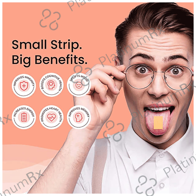 Wellbeing Nutrition Melts Into Multi Vitamins - Oral Thin Strip for Immunity - Sugar Free
