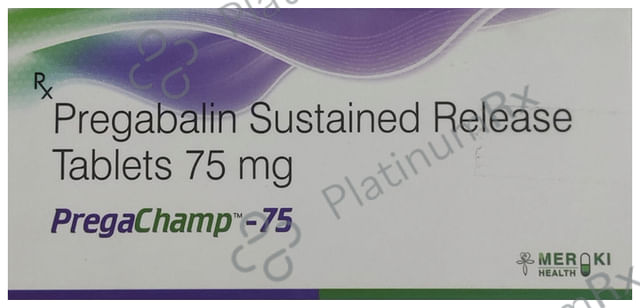 Pregachamp 75 Tablet SR