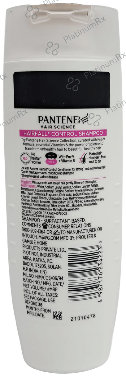Pantene Pro-V Advanced Hairfall Solution Hair Fall Control Shampoo