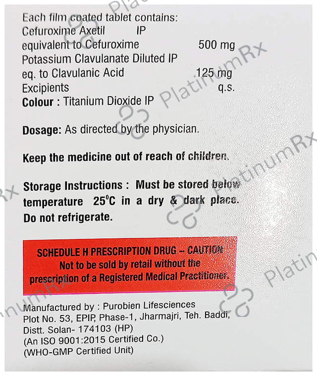 Mahawin CV 500mg/125mg Tablet