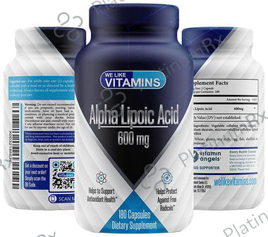 We Like Vitamins Alpha Lipoic Acid 600mg Capsule