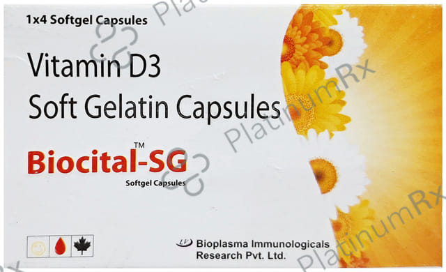 Biocital SG 60000IU Capsule 4s