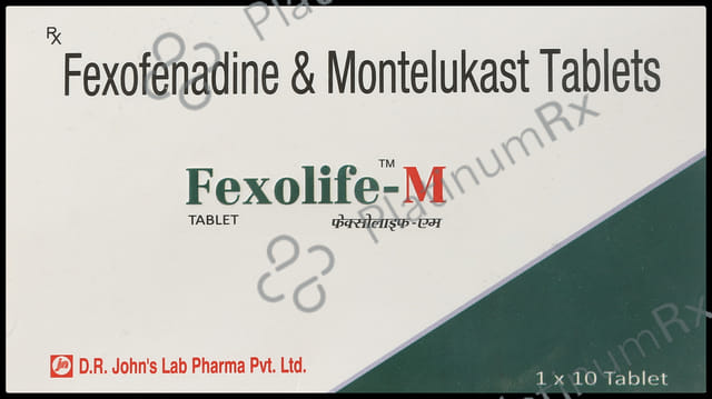 Fexolife M 10 mg/120 mg Tablet