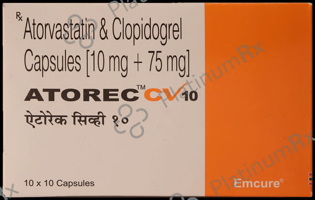 Atorec CV 10/75mg Capsule 10s