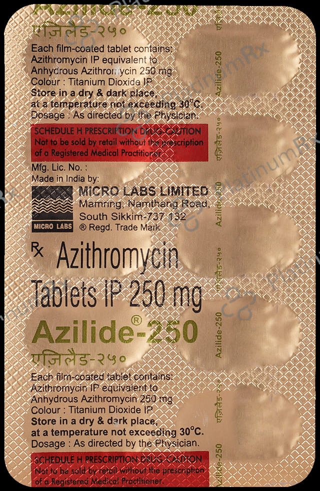 Azilide 250mg Tablet 10s