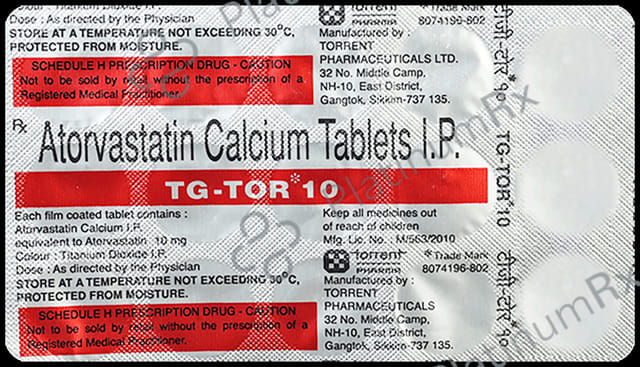 TG Tor 10mg Tablet 15s