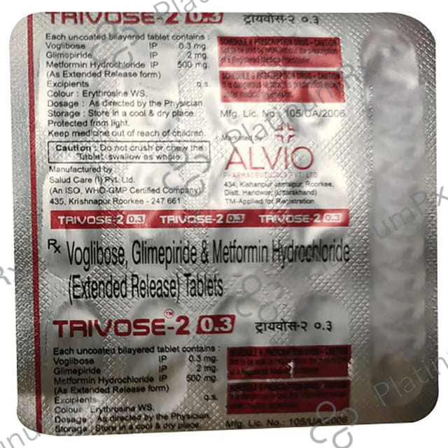 Trivose 2 Tablet ER 10 Tablet ER
