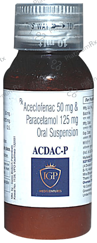 Acdac P 50/125mg Oral Suspension 60ml