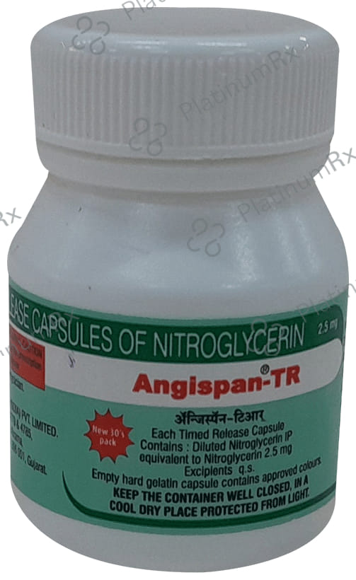 Angispan TR 2.5mg Capsule 30s