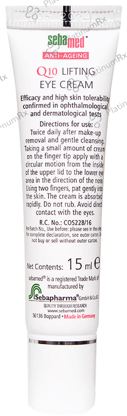Sebamed Anti Aging Q10 Lifting Eye Cream 15ml