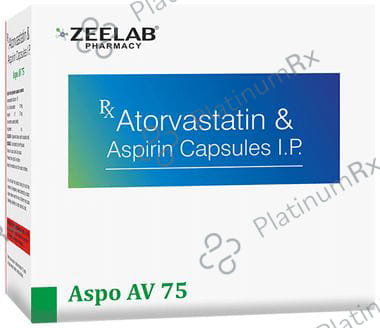 Aspo AV 75/10mg Capsule 10s