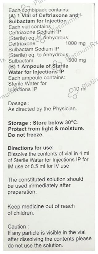 Ceftrilay SB Injection