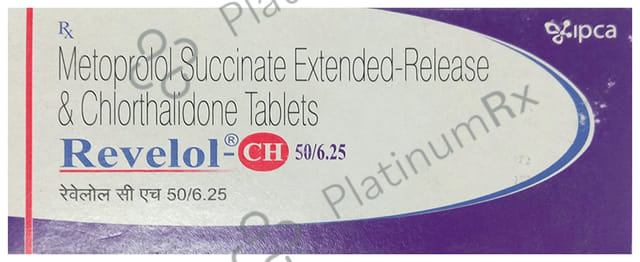 Revelol CH 50/6.25 Tablet ER 10s