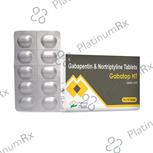 Gabatop NT 400/10mg Tablet 10s (Healing)