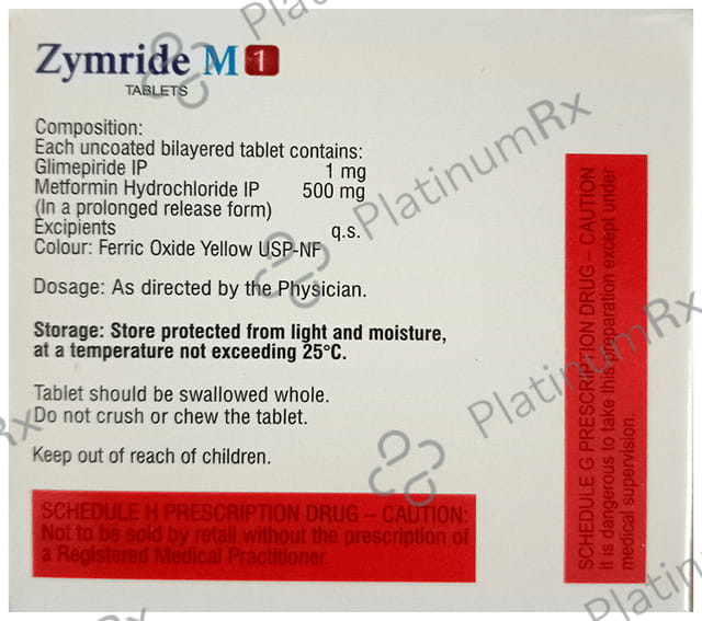 Zymride M 1 Tablet PR
