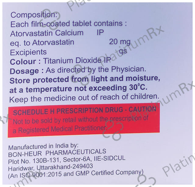 Atostol 20 Tablet