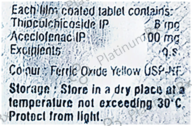Gudgesic TH 100/8mg Tablet 10s