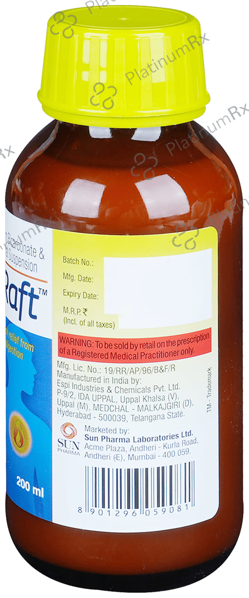 Insta Raft Mint Flavour Oral Suspension 200ml