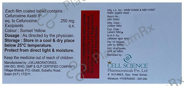 Preciocef 250 Tablet