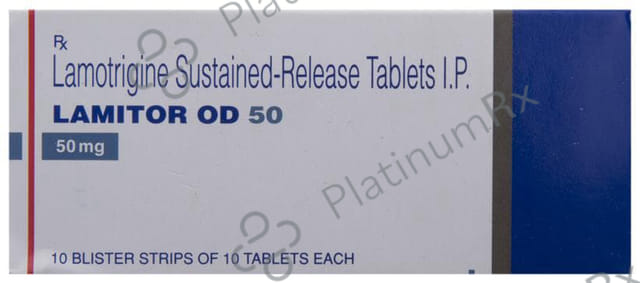 Lamitor OD 50mg Tablet SR 10s