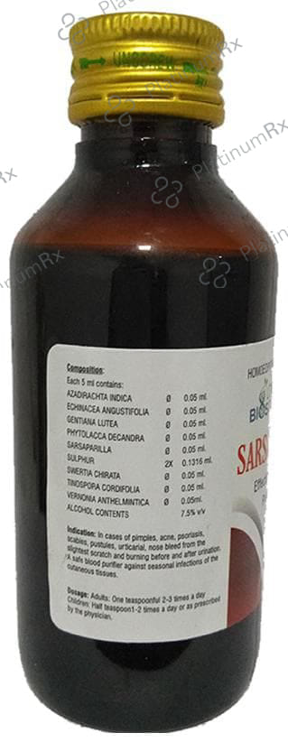 LDD Bioscience Sarsa Pure Blood Purifier Syrup 115 ml