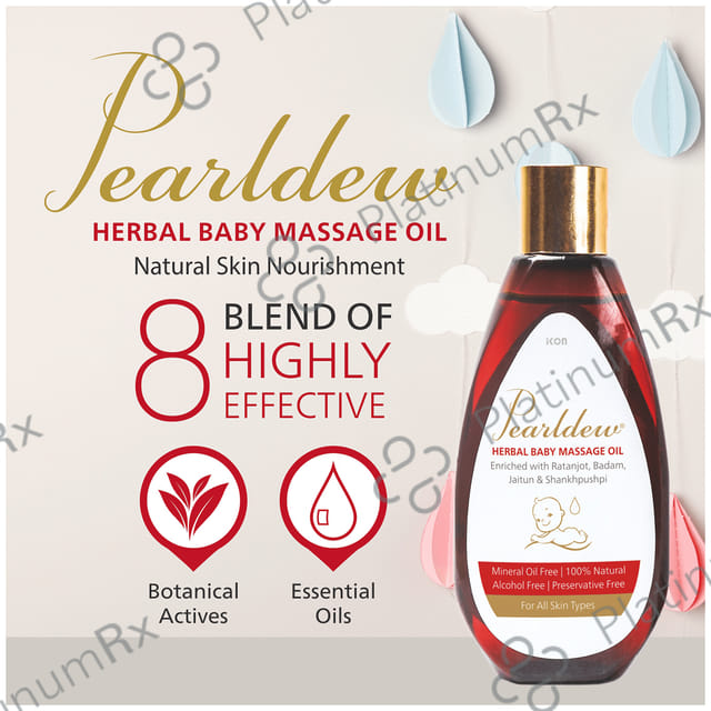 Pearldew Herbal Baby Massage Oil