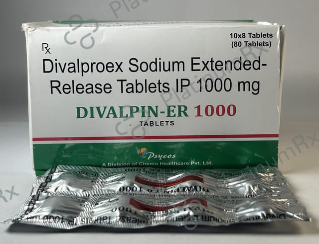 Divalpin 1000mg Tablet ER 8s