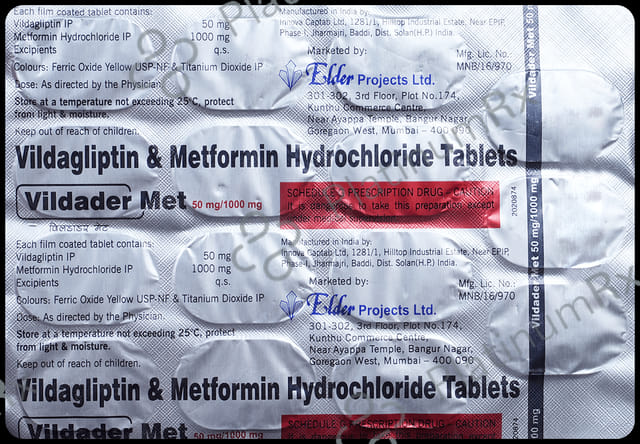 Vildader Met 1000mg/50mg Tablet