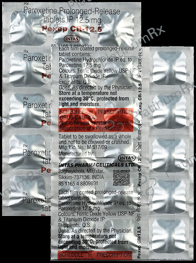Pexep CR PR 12.5mg Tablet 15s