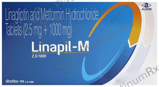 Linapil M 2.5/1000mg Tablet 10s