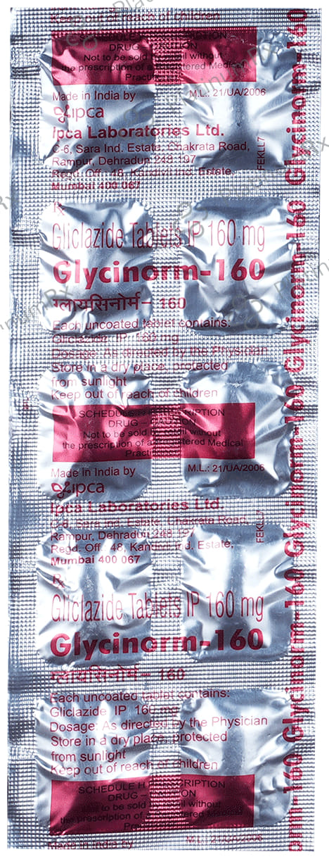 Glycinorm 160mg Tablet 10s