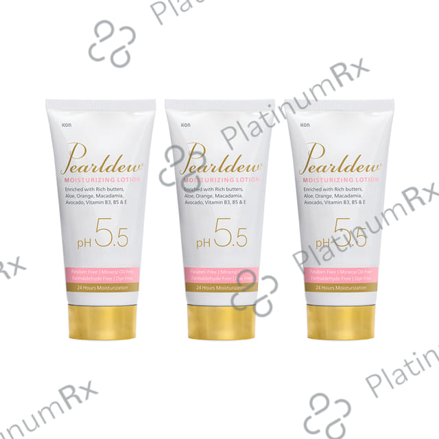 Pearldew Moisturizing Lotion PH5.5 (100ml Each) 3 Tubes