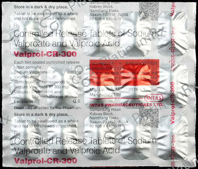 Valprol CR 200/87mg Tablet CR 15s