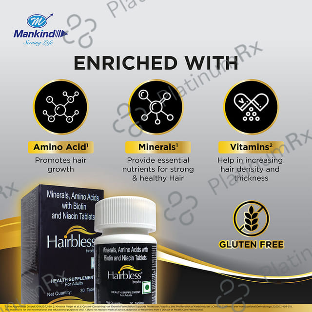 Hairbless Diva 20/20mg Tablet 30s